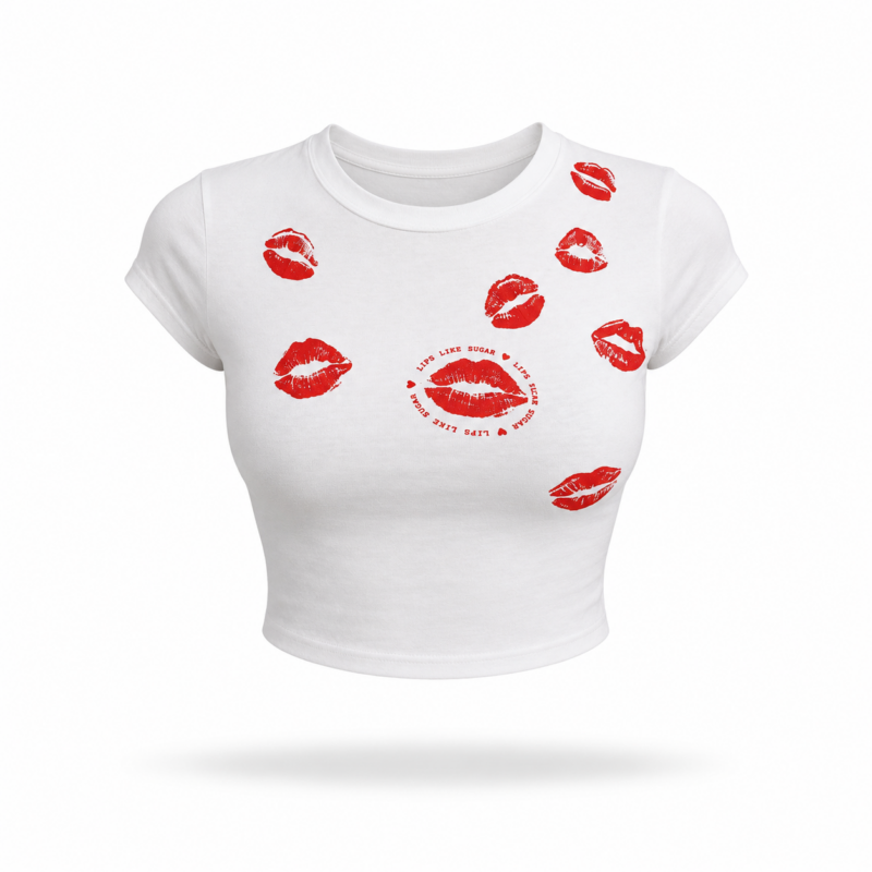 “Kiss Me Through The Phone” Crop Top