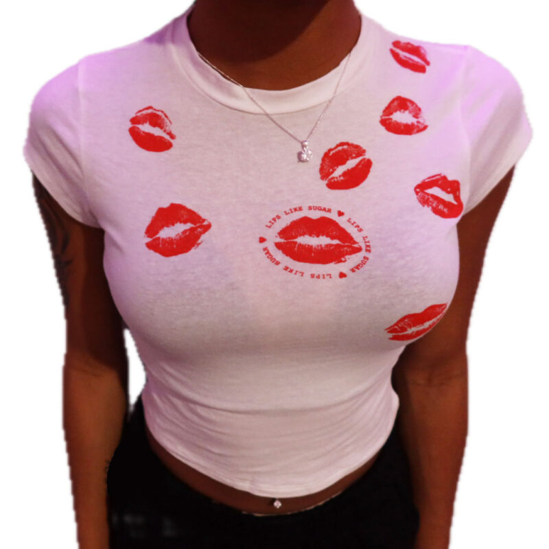 “Kiss Me Through The Phone” Crop Top