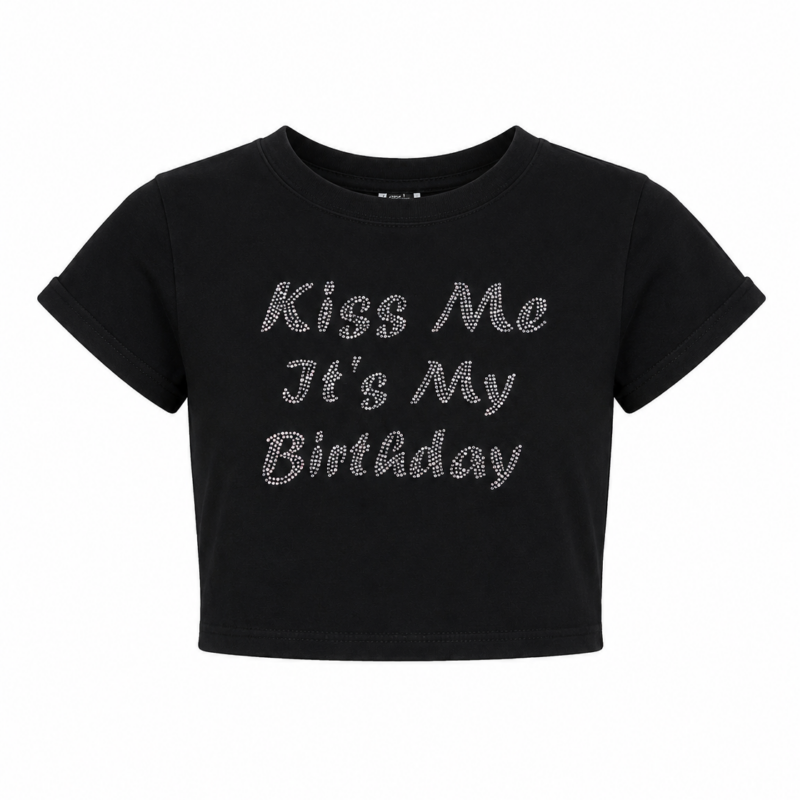 "Its My Birthday" Crop Top