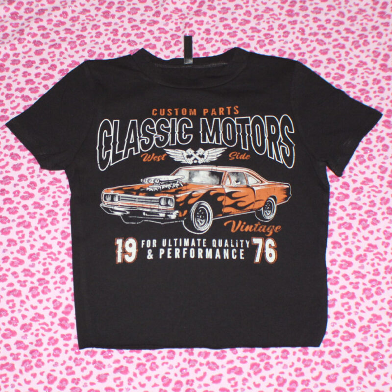 "Classic Motors" Crop Top