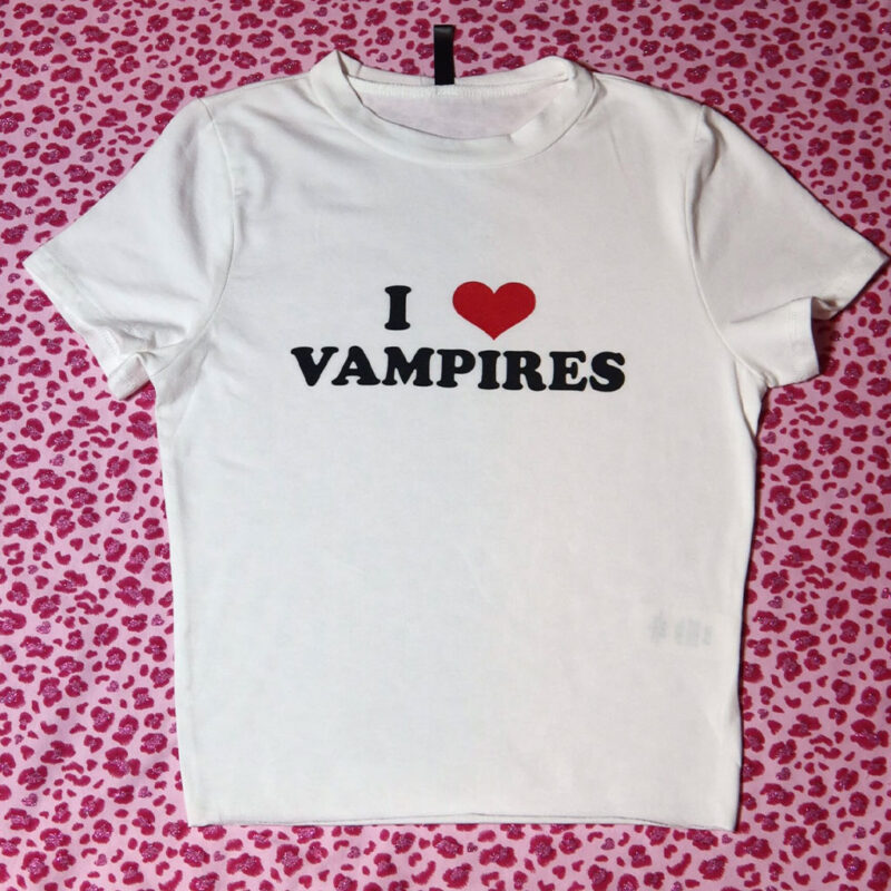 "I <3 Vampires" Crop Top