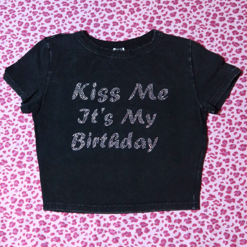 "Its My Birthday" Crop Top